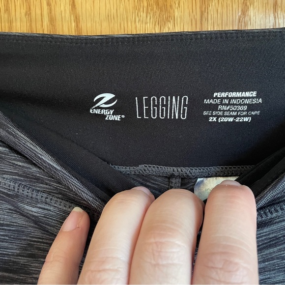 Energy Zone Speed Dri Capri Leggings (Performance), 2X, lot of 3 - Picture 12 of 14